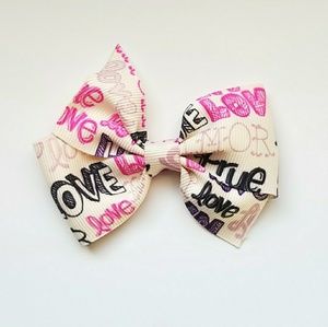 Ribbon Hair Bow Clip